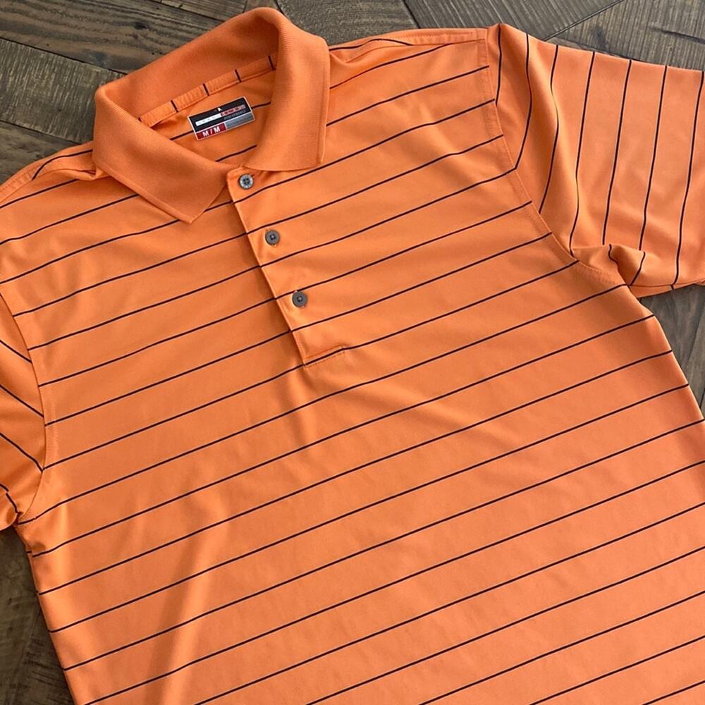 Grand Slam Mens Orange Golf Polo.  Wicking size M